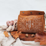 Tawny Suede Fibre Foliage Project Bag