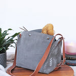 Grey Spring Sling Suede Project Bag