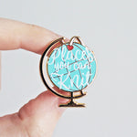 Places You Can Knit Enamel Pin