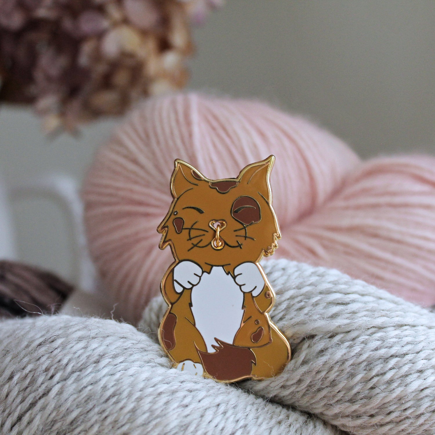 Knitter's Helper - Cat Pin Only
