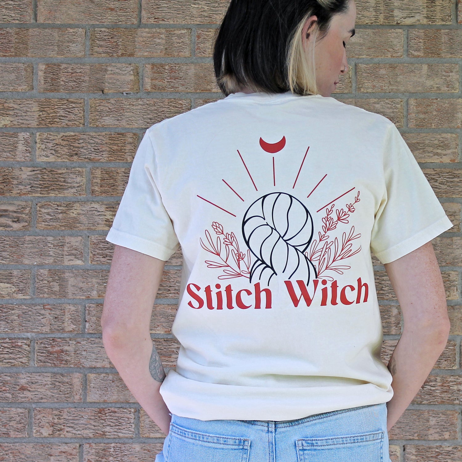 NEW Stitch Witch Tee - Ivory