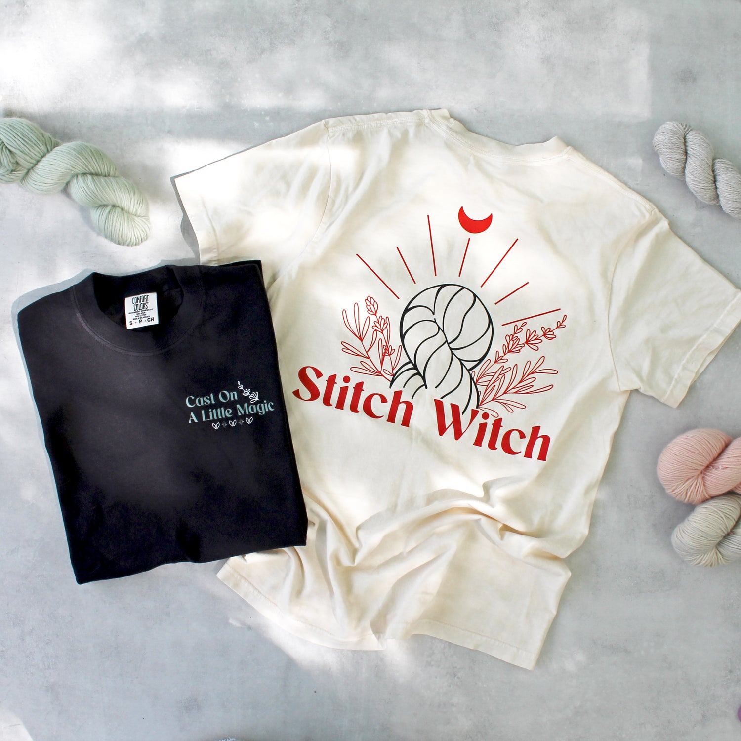 NEW Stitch Witch Tee - Ivory
