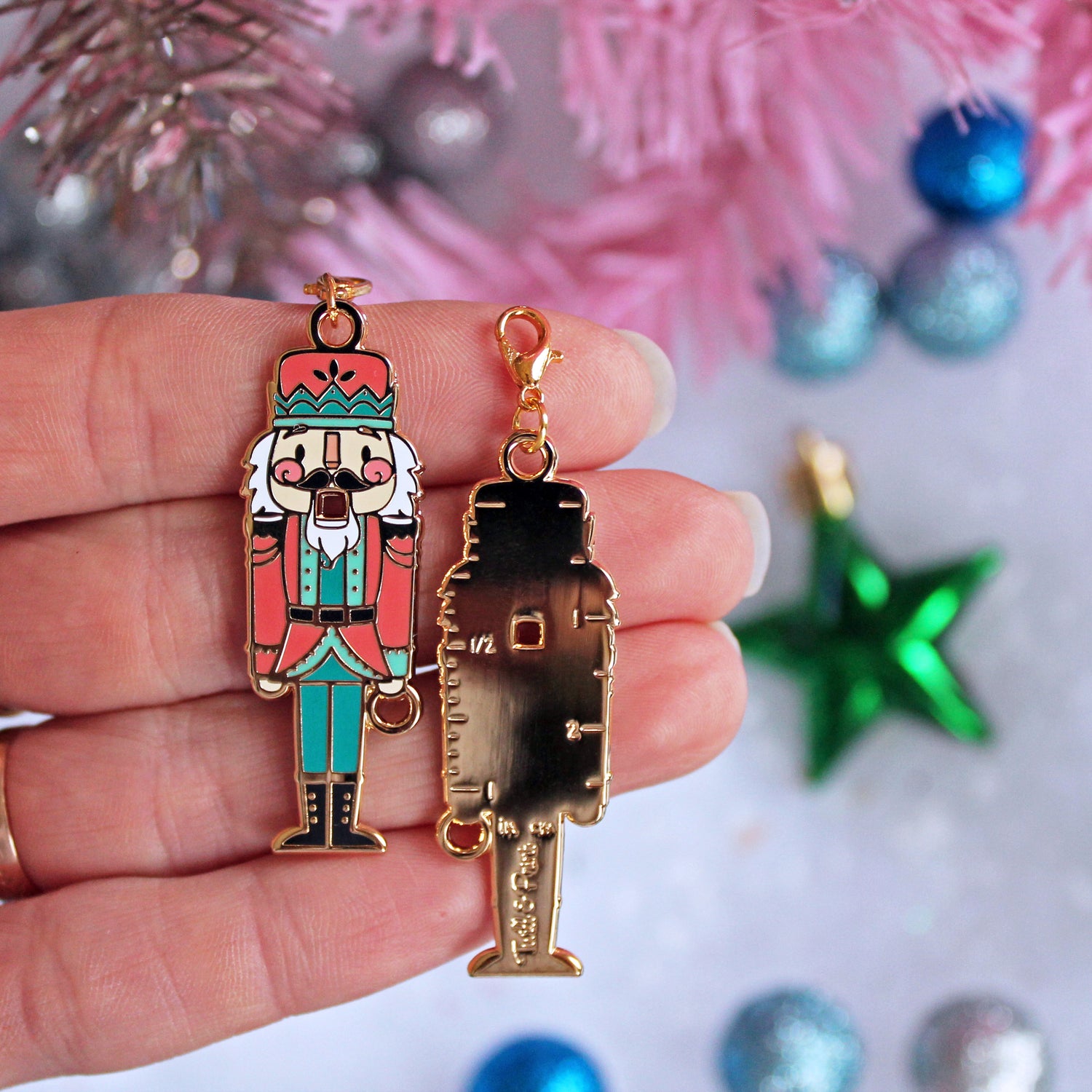 Progress Tab Keeper / Stitch Marker - Nutcracker