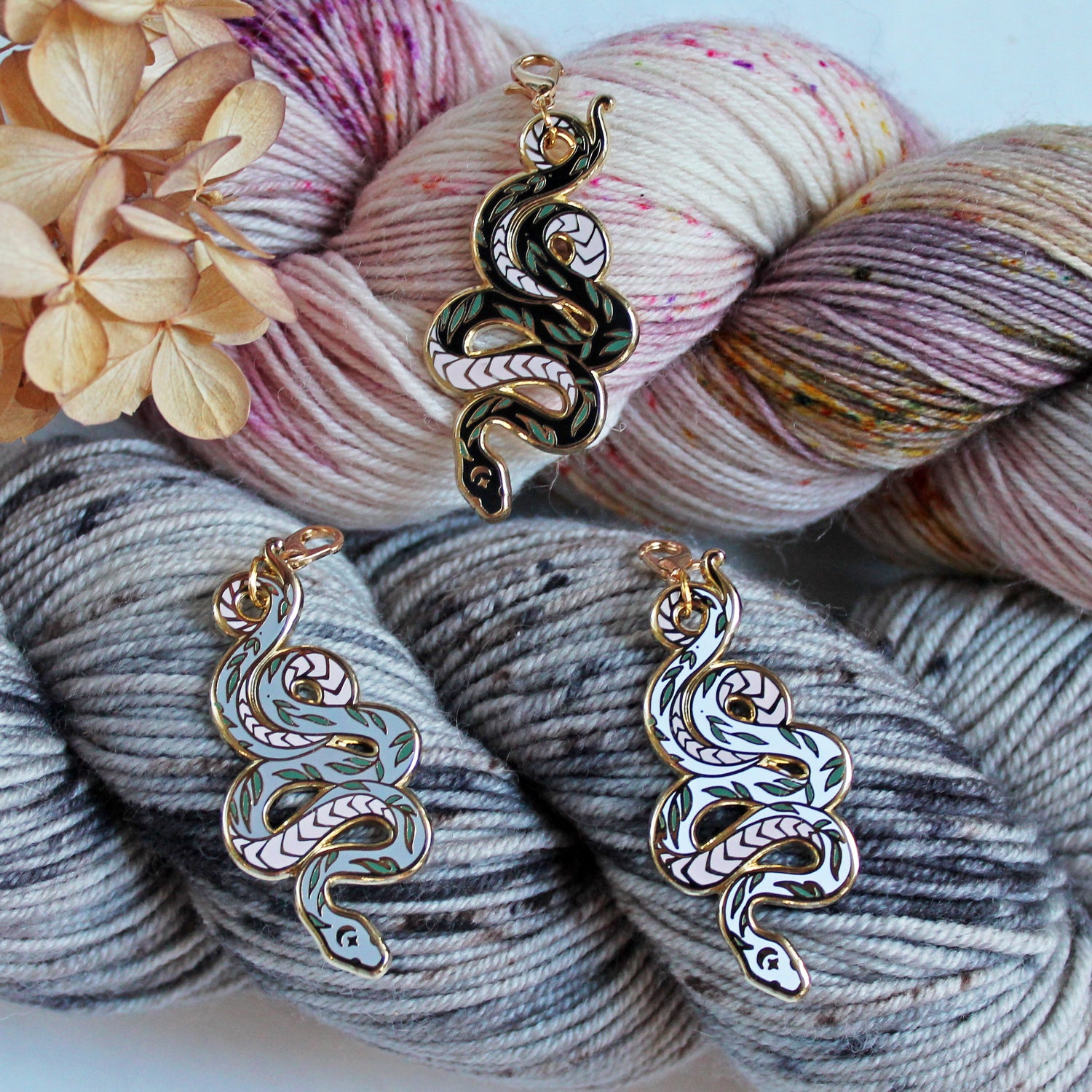 Progress Tab Keeper / Stitch Marker - Snake