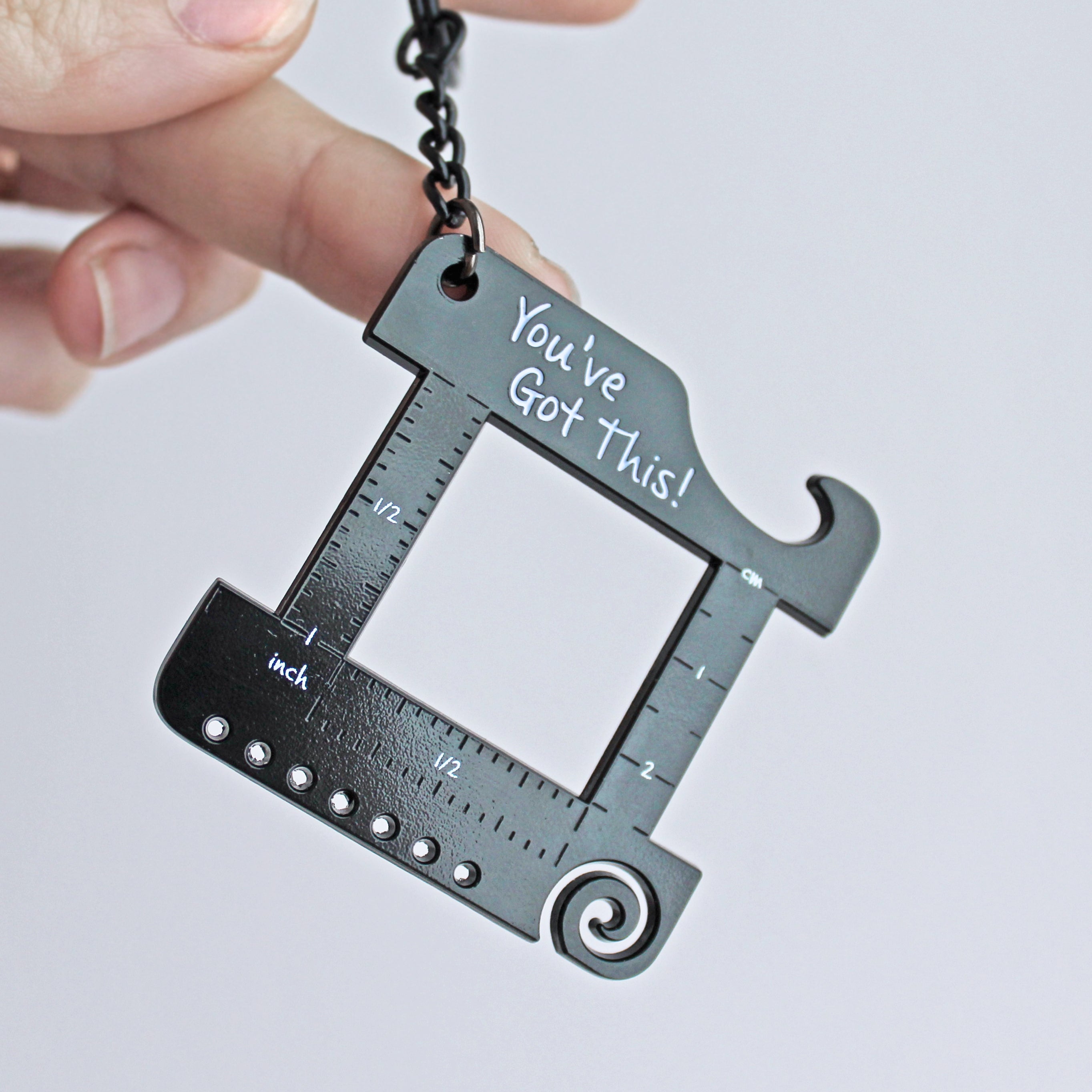 Matte Black 'You've Got this!' Keychain Multi Tool