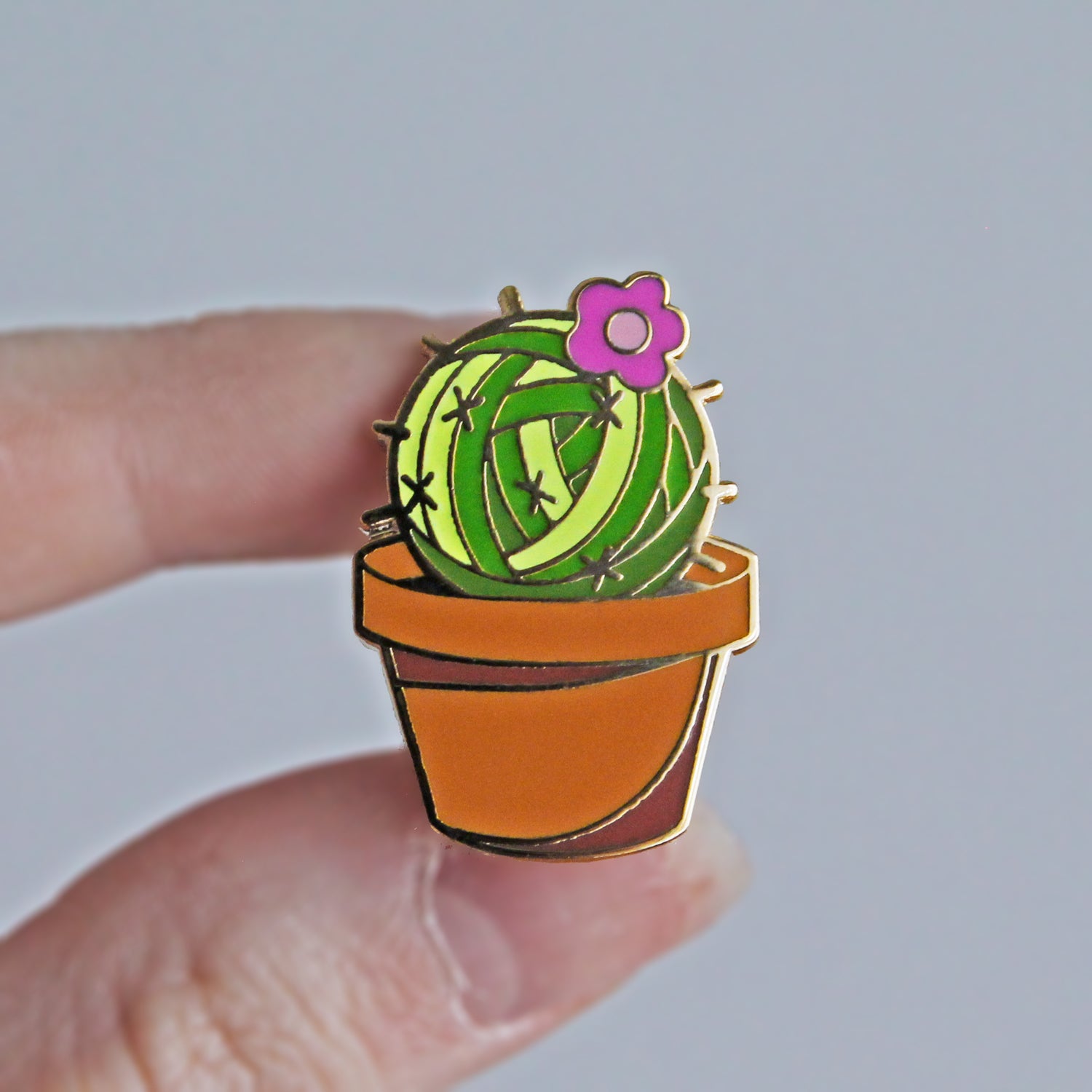 Prickly Yarn Enamel Pin