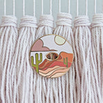 Desertscape Row Counter Enamel Pin