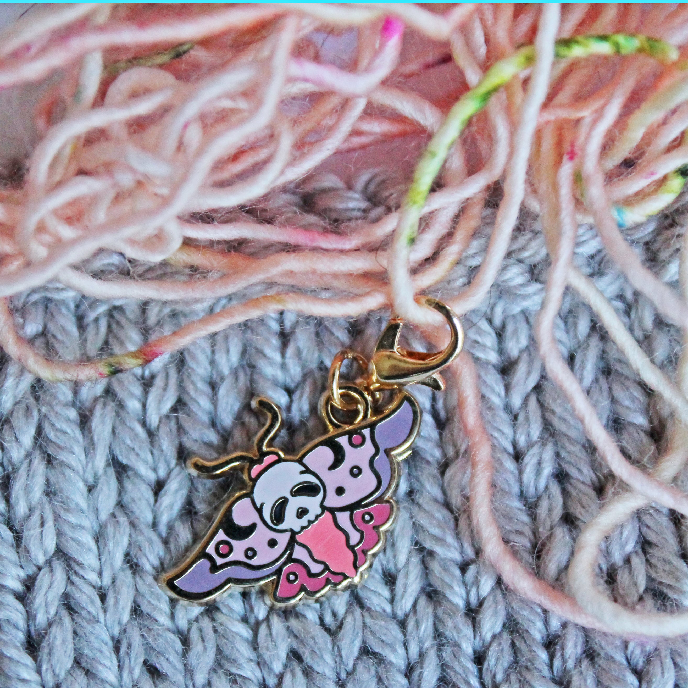 Witchy Moth Keeper / Stitch Marker