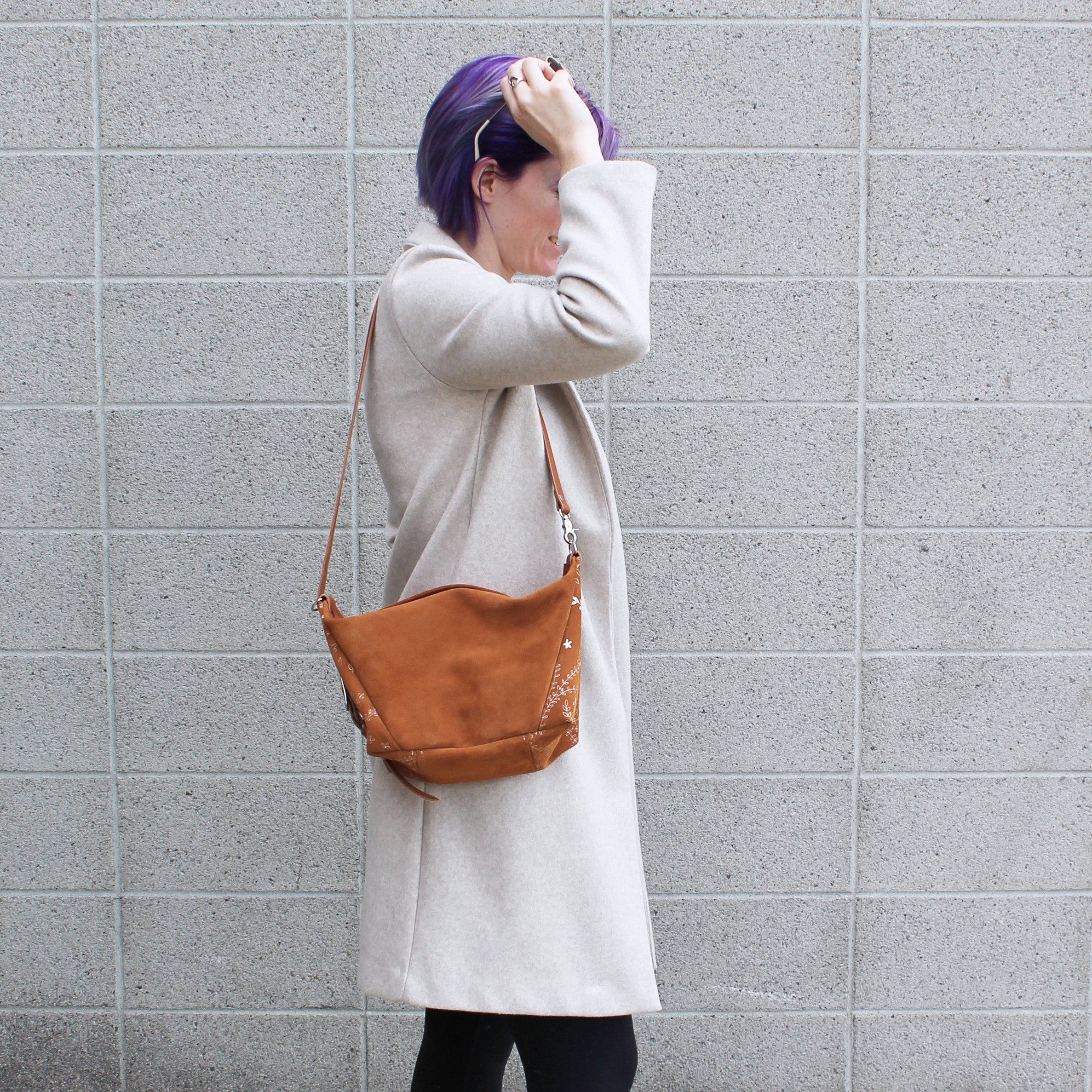 Tawny Spring Sling Suede Project Bag