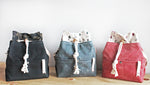 Waxed Canvas Drawstring Bag (5 Styles)